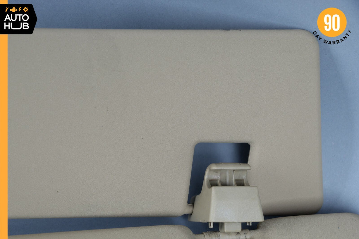 06-12 Mercedes W164 ML63 AMG ML350 ML450 Sun Visor Sunvisor Right Side Beige OEM - photo 5