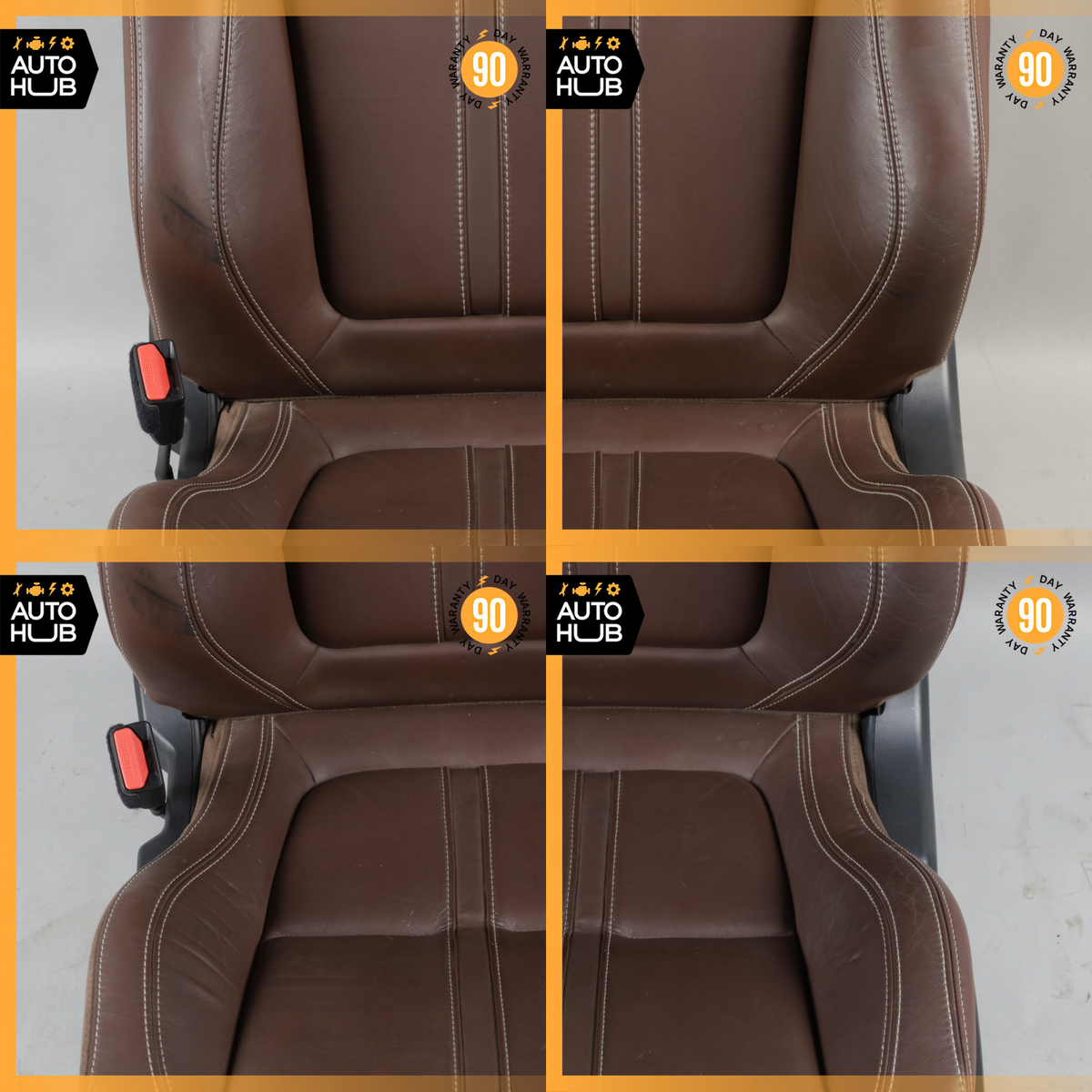 15-17 Jaguar F-Type Coupe Left Driver Side Seat Cushion Assembly Brown OEM - photo 3