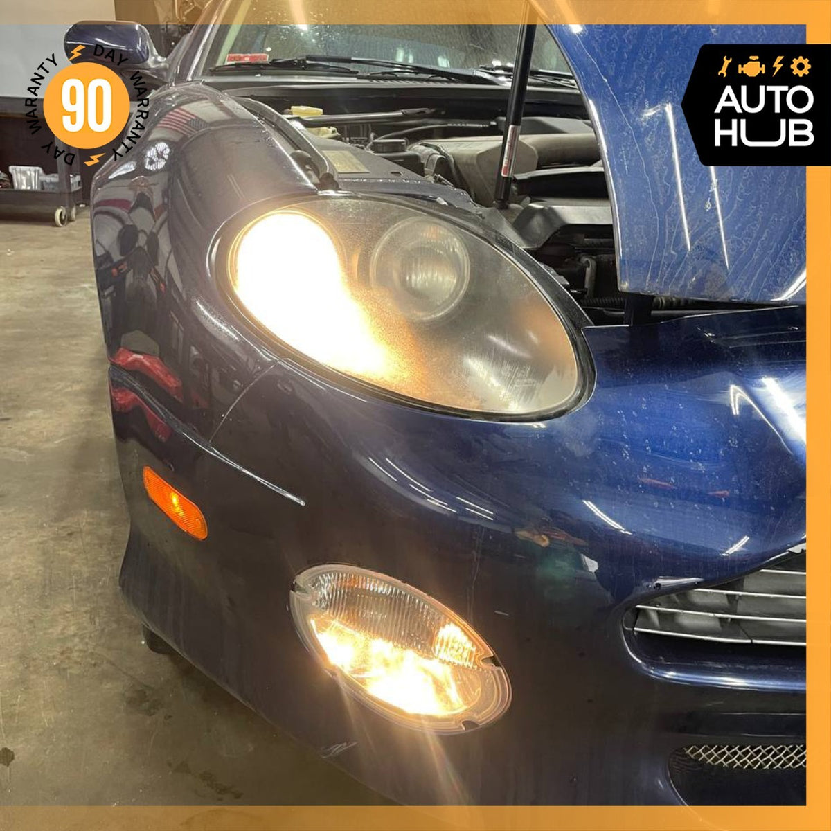 00-04 Aston Martin DB7 Vantage Right Headlight Lamp 37111950AC OEM 38k - photo 2
