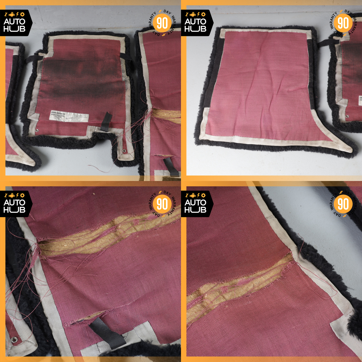 90-98 Bentley Eight / Rolls Royce Silver Spirit Floor Mat Carpet Cover Set OEM - photo 23