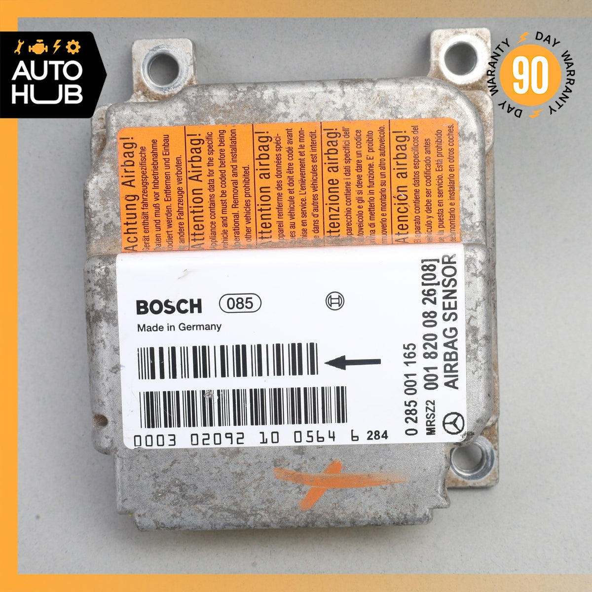 Mercedes R170 SLK320 CLK430 CLK55 Airbag Air Bag Sensor SRS Control Module OEM - photo 2