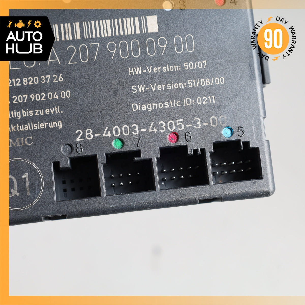 08-18 Mercedes W207 E550 Front Left Driver Side Door Control Module OEM - photo 7