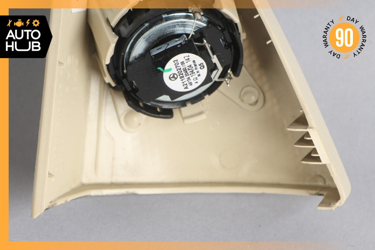 03-06 Mercedes W211 E500 E320 Tweeter Speaker Cover Left Driver Side Beige OEM - photo 9