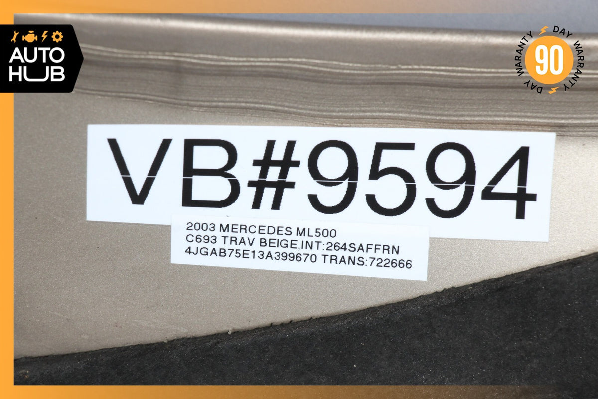 98-05 Mercedes W163 ML500 ML430 ML350 Hood Panel Assembly OEM - photo 12