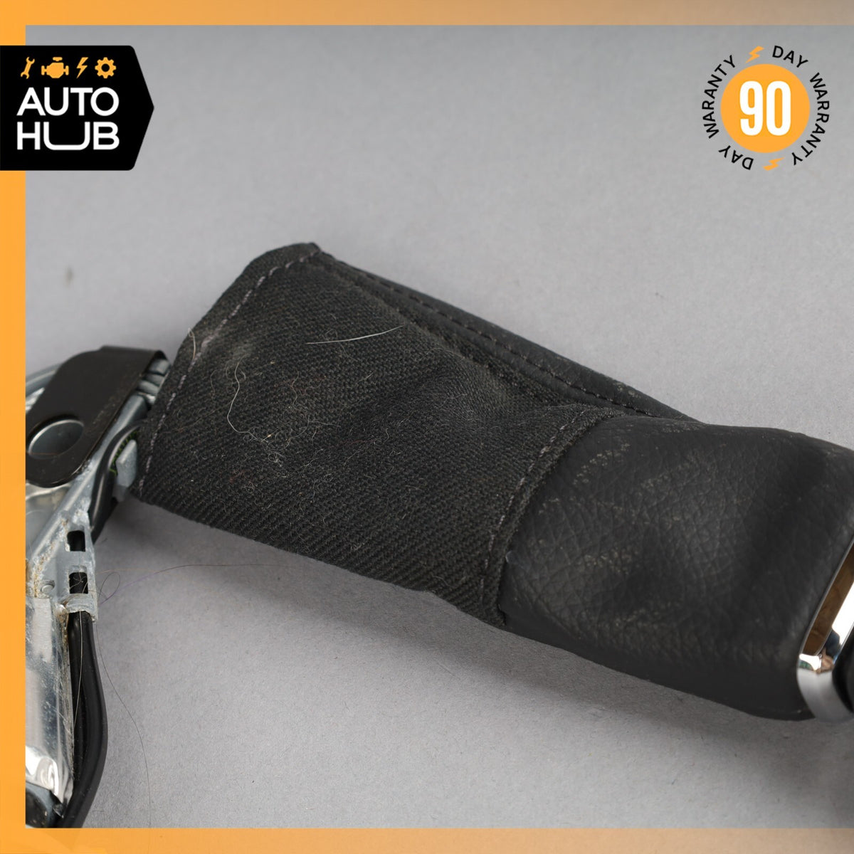 03-06 Mercedes W220 S600 S350 Seat Belt Buckle Seatbelt Front Right Black OEM - photo 9