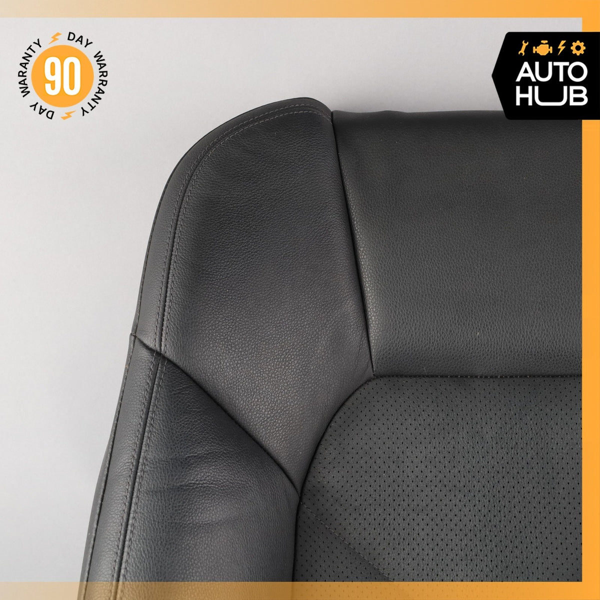 11-18 Porsche Cayenne 958 Front Right Side Seat Upper Cushion Black OEM - photo 2