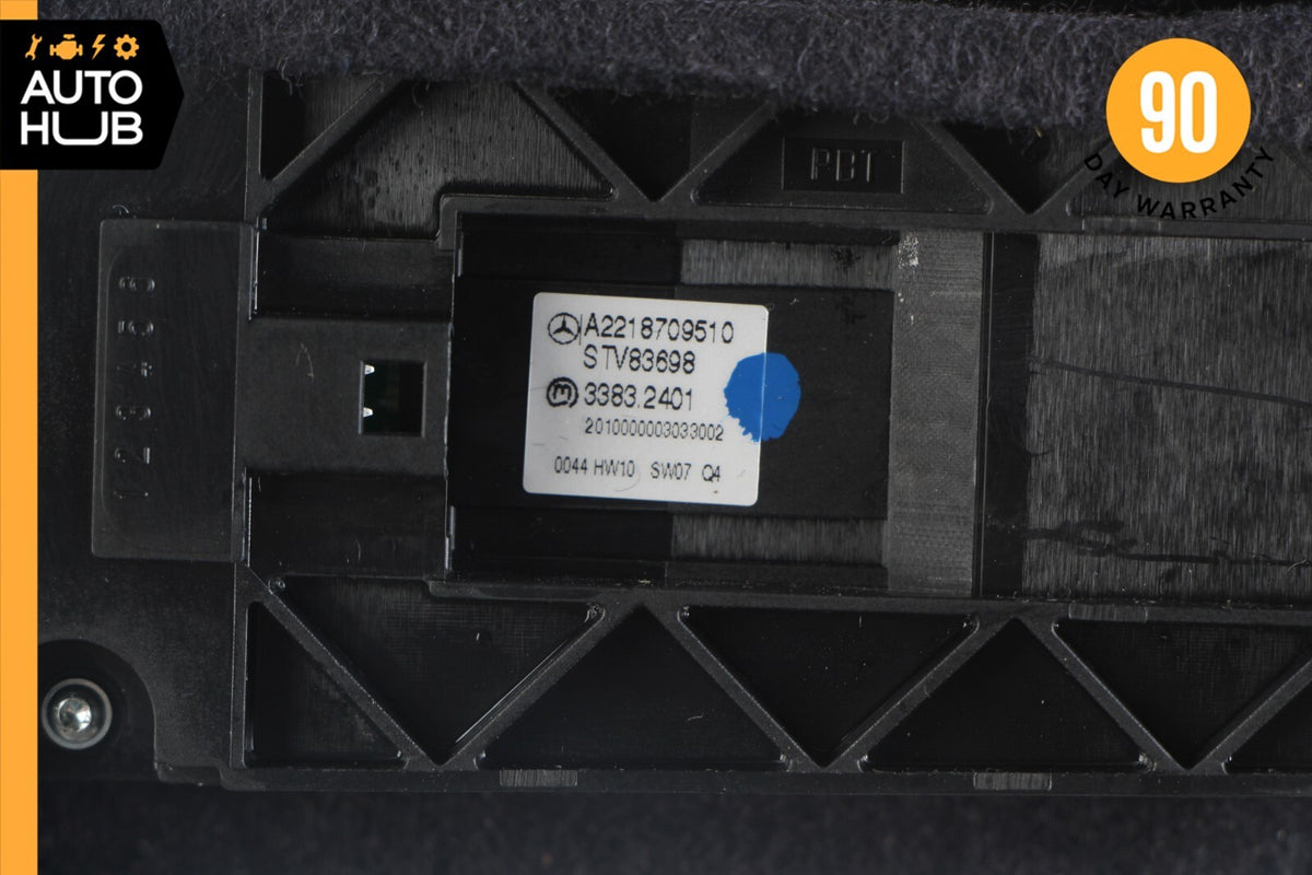10-13 Mercedes W221 S400 S550 Rear Left Driver Window Control Switch Black OEM - photo 10