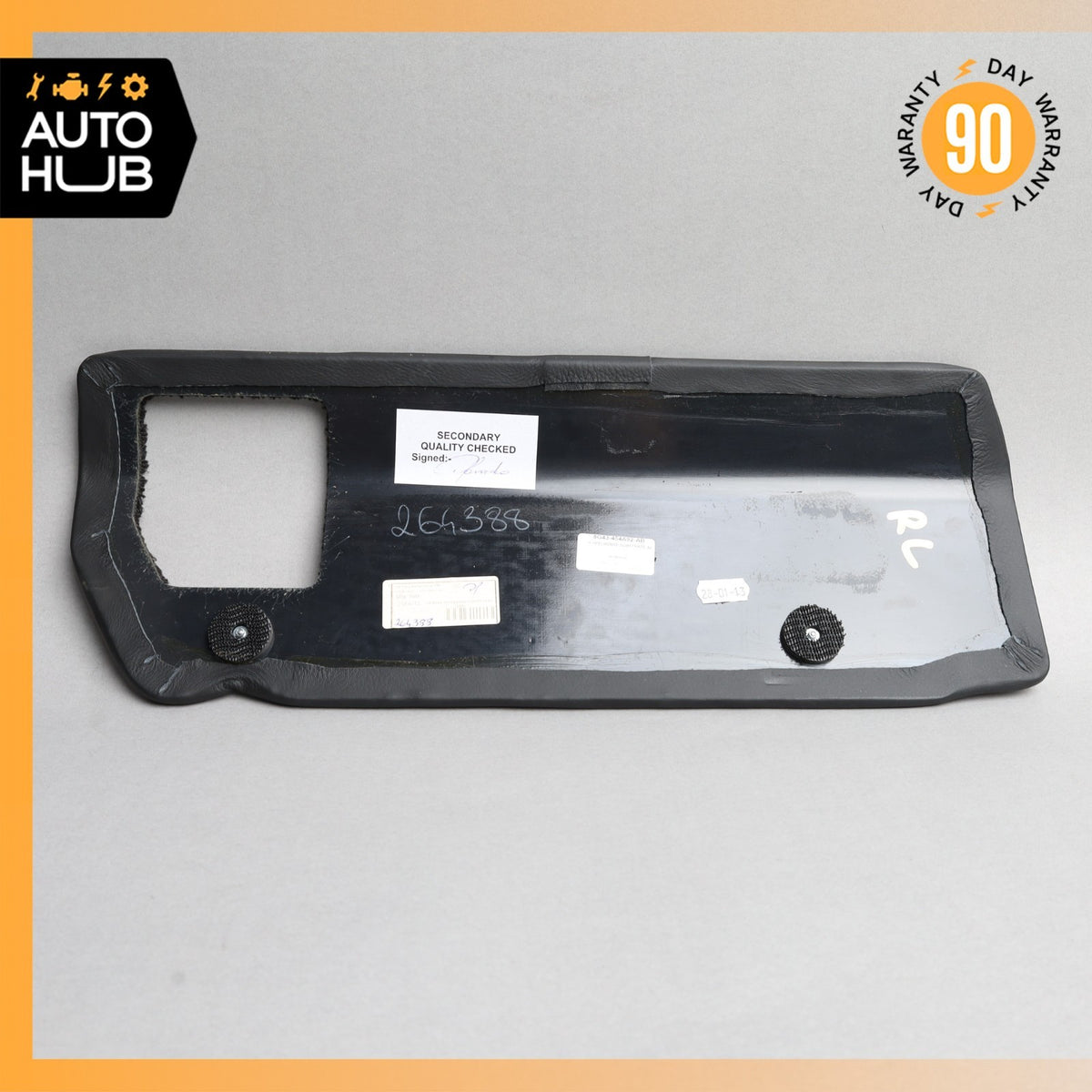 12-16 Aston Martin DB9 Virage Rear Left Side Floor Carpet Panel Black OEM 22k - photo 6