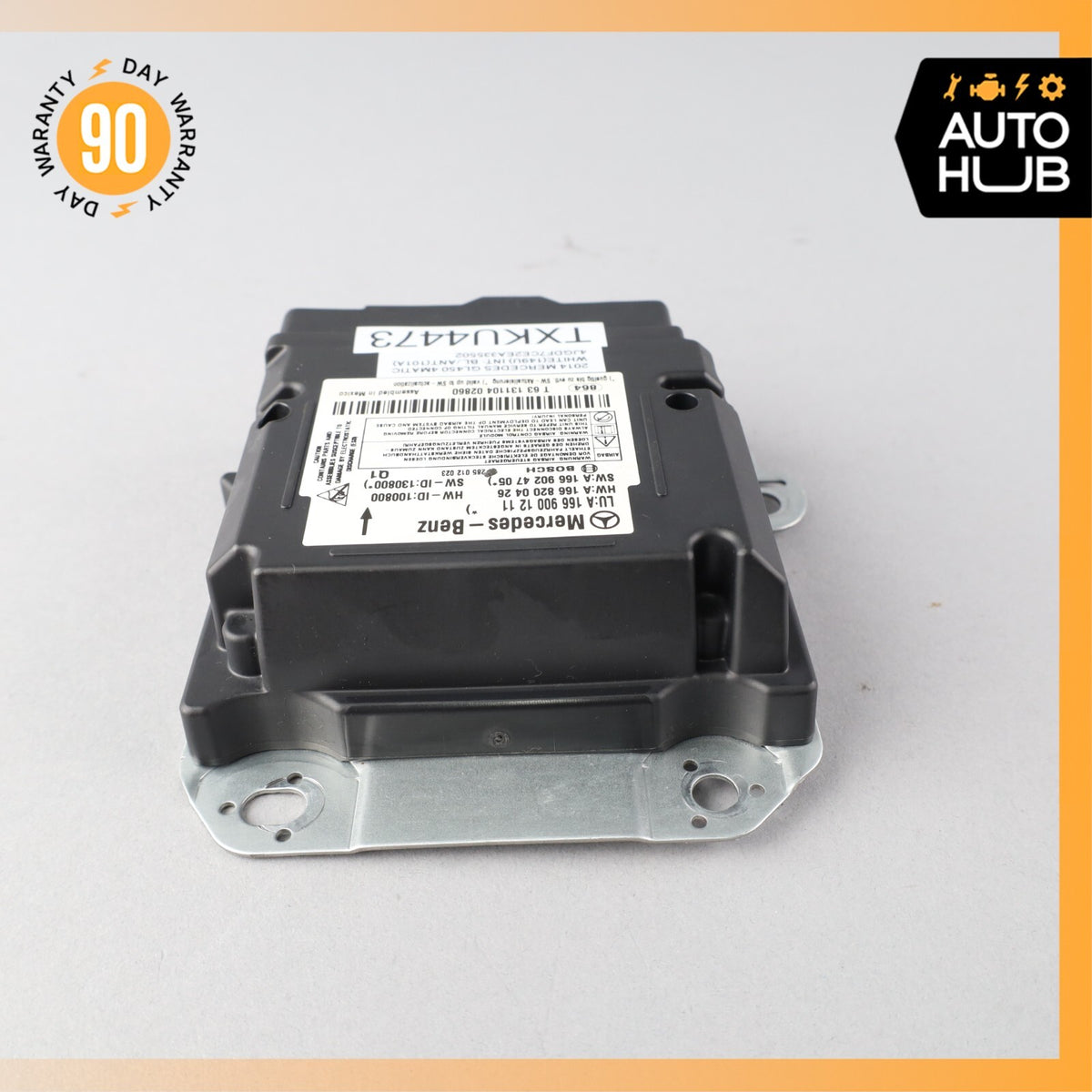 2012 Mercedes X166 GL450 Safety Bag Sensor SRS Control Module 1669002003 OEM - photo 4