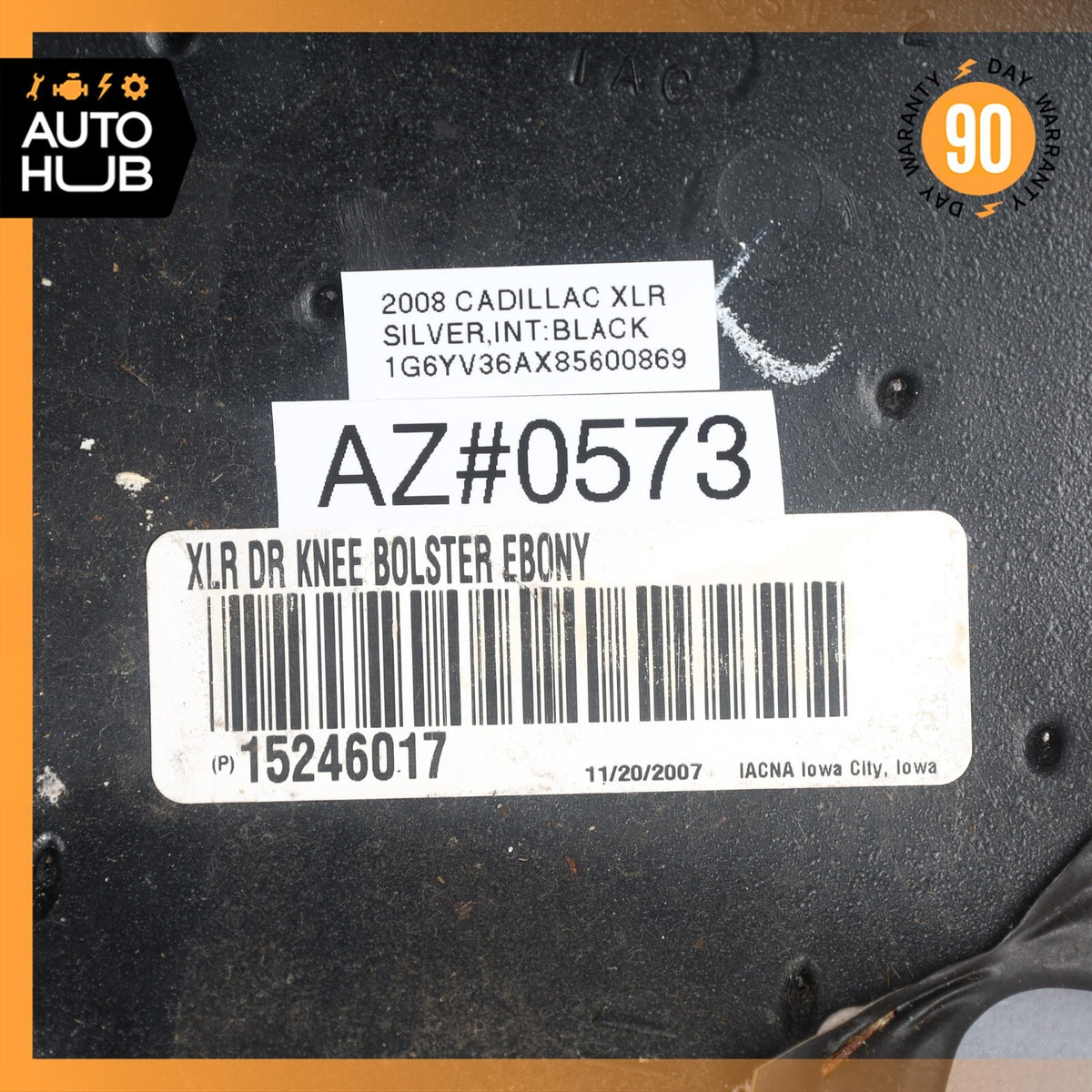 04-09 Cadillac XLR Dashboard Dash Left Side Lower Knee Trim Panel Black OEM - photo 14