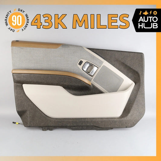 14-17 BMW i3 I01 Front Left Driver Side Interior Door Panel OEM 43k - photo 1