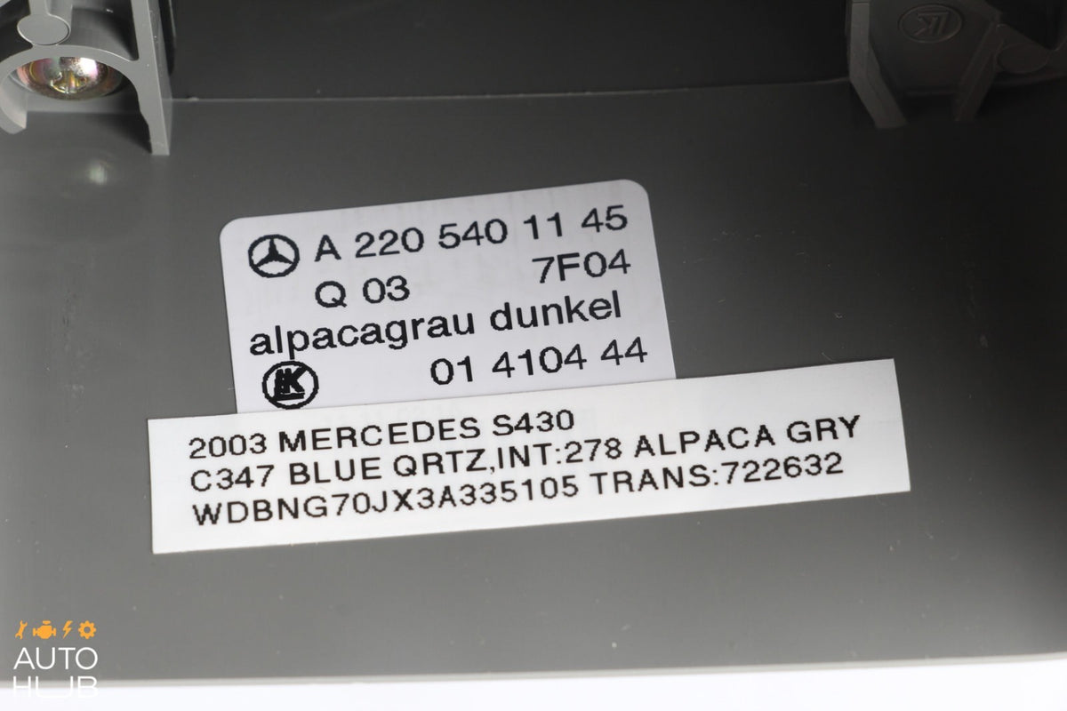 03-06 Mercedes W220 S430 CL500 Steering Column Control Switch & Clock Spring OEM - photo 9