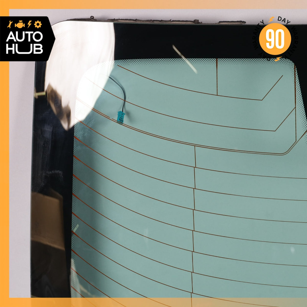 08-18 Maserati GranTurismo M145 Rear Windshield Wind Shield Back Glass OEM 76k - photo 2
