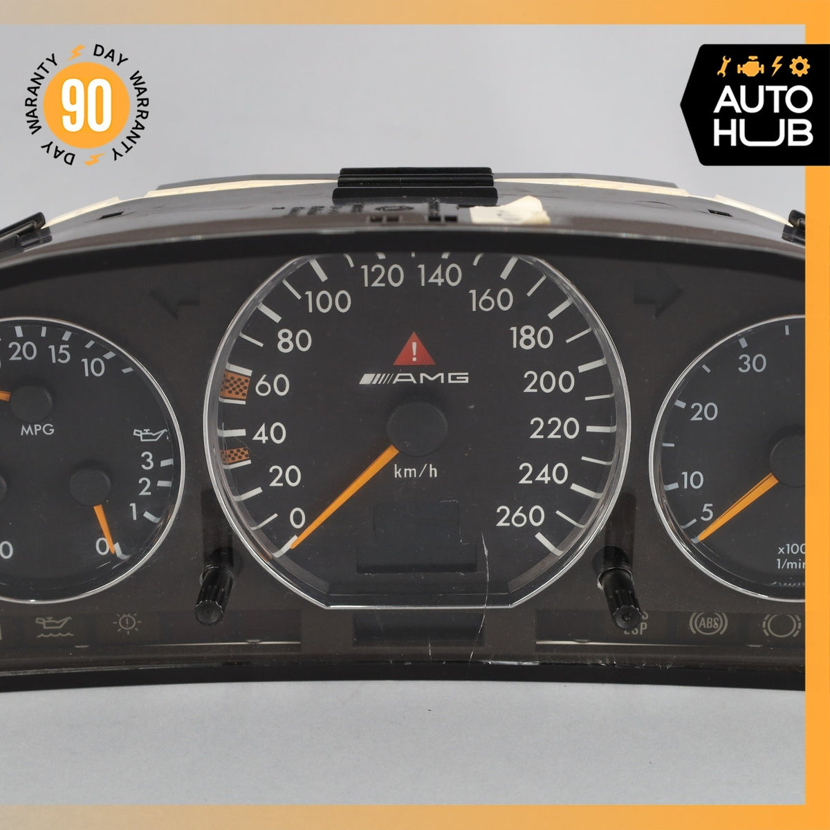 97-99 Mercedes W140 CL600 S500 Instrument Cluster Speedometer 1404407711 OEM - photo 3