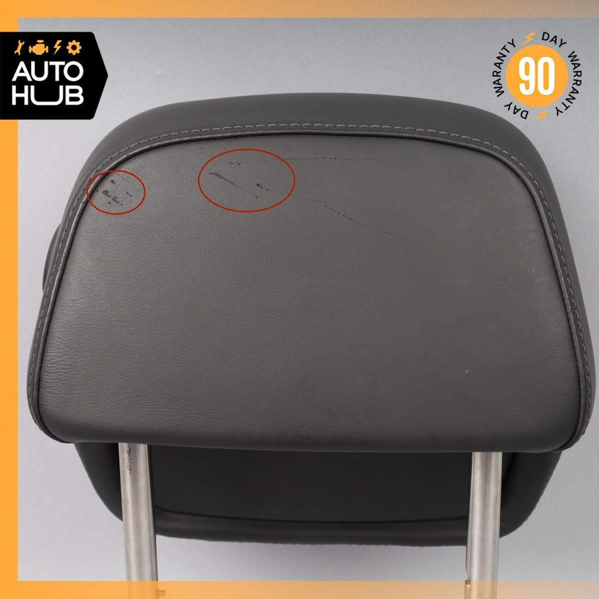 11-18 Porsche Cayenne 958 Turbo S Rear Left Driver Headrest Head Rest OEM - photo 6