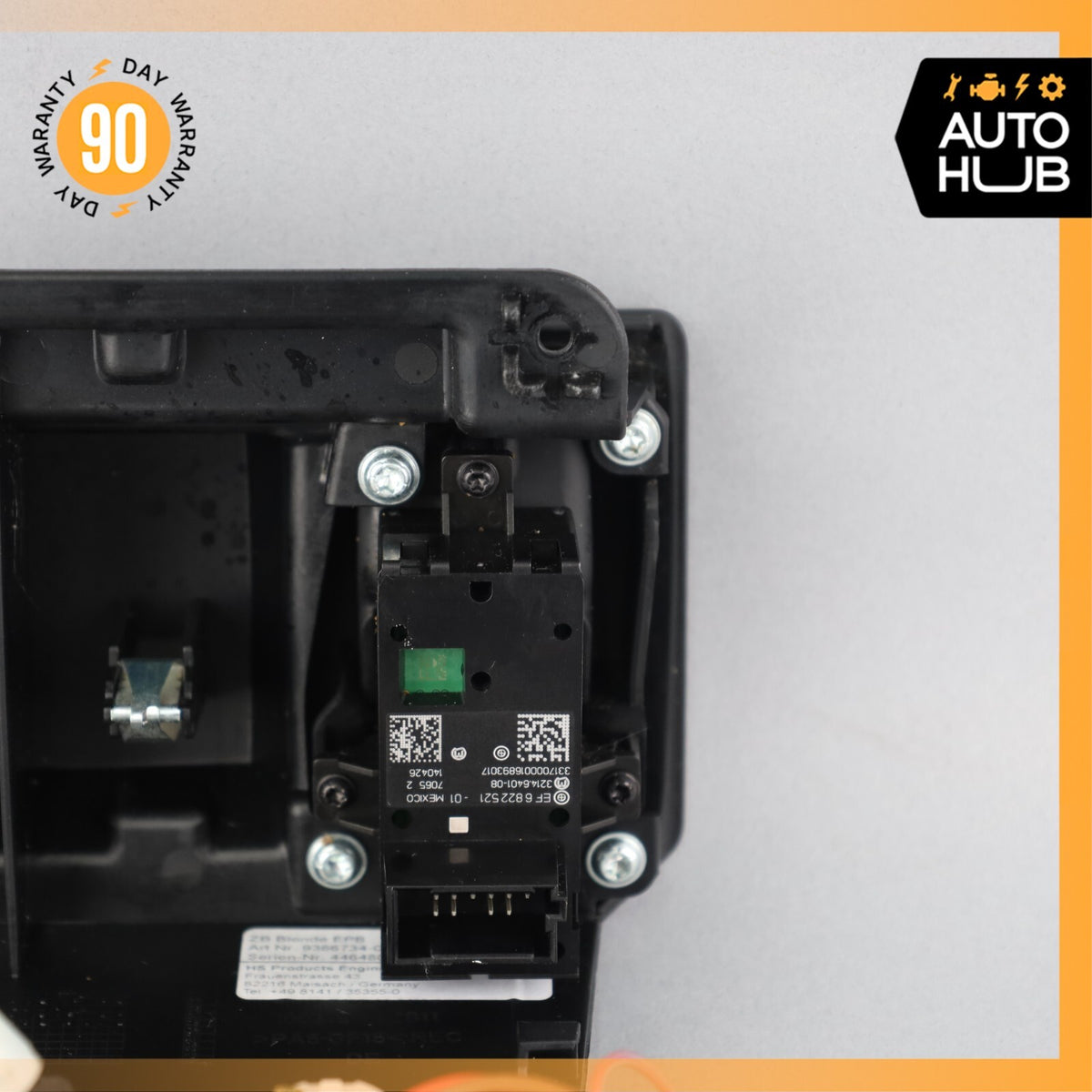 BMW i3 I01 Hybrid Center Console Parking Switch Socket w/ Cover OEM - photo 7