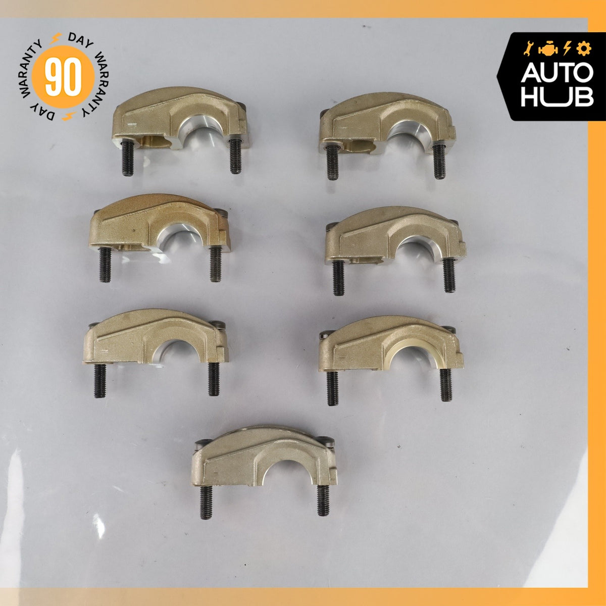 92-02 Mercedes W140 CL600 Cylinder Head Camshaft Holder Set of 7 OEM 63k - photo 4