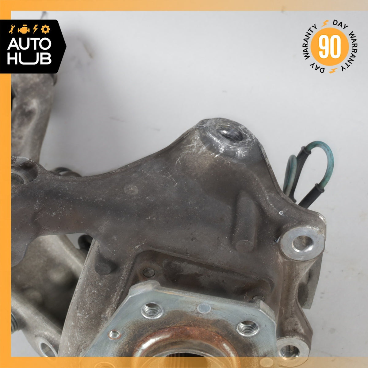 03-10 Maserati GranTurismo M145 Front Left Spindle Knuckle Hub w/ Arm OEM 66k - photo 4