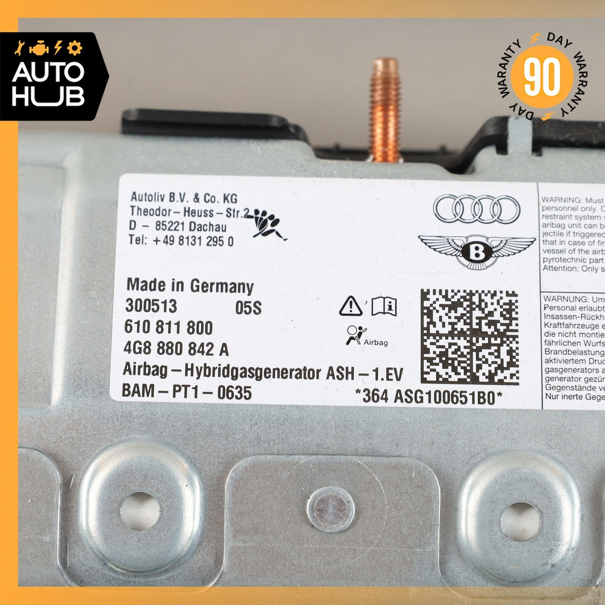 Audi C7 S6 A7 S7 Right Dashboard Lower Knee Panel Airbag 4G8880842A OEM - photo 13
