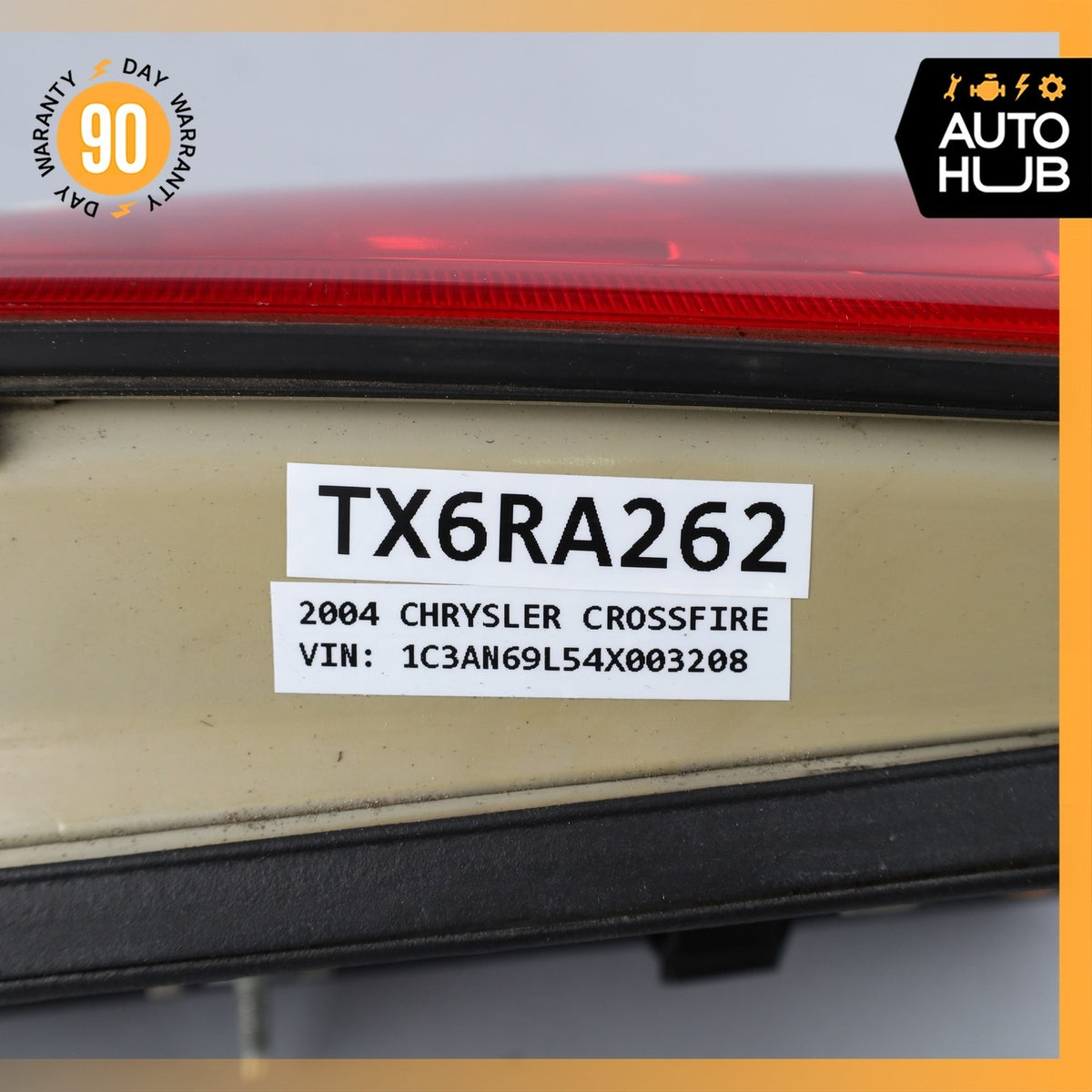 04-08 Chrysler Crossfire Left Side Tail Light Lamp 1938200364 OEM - photo 20