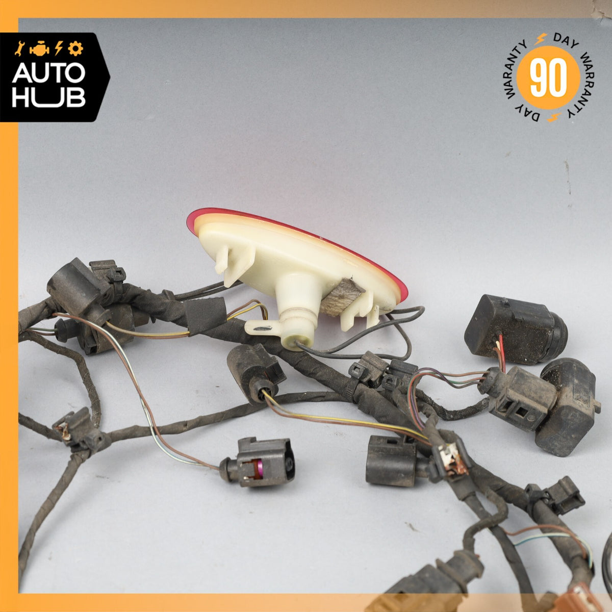 Bentley Continental Flying Spur Rear Bumper Parking Wire Harness w/ Marker Light - photo 12