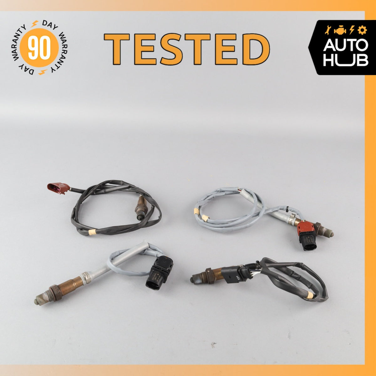 11-18 Porsche Cayenne 958 S Hybrid Oxygen O2 Sensor Lambda Set of 4 OEM - photo 1