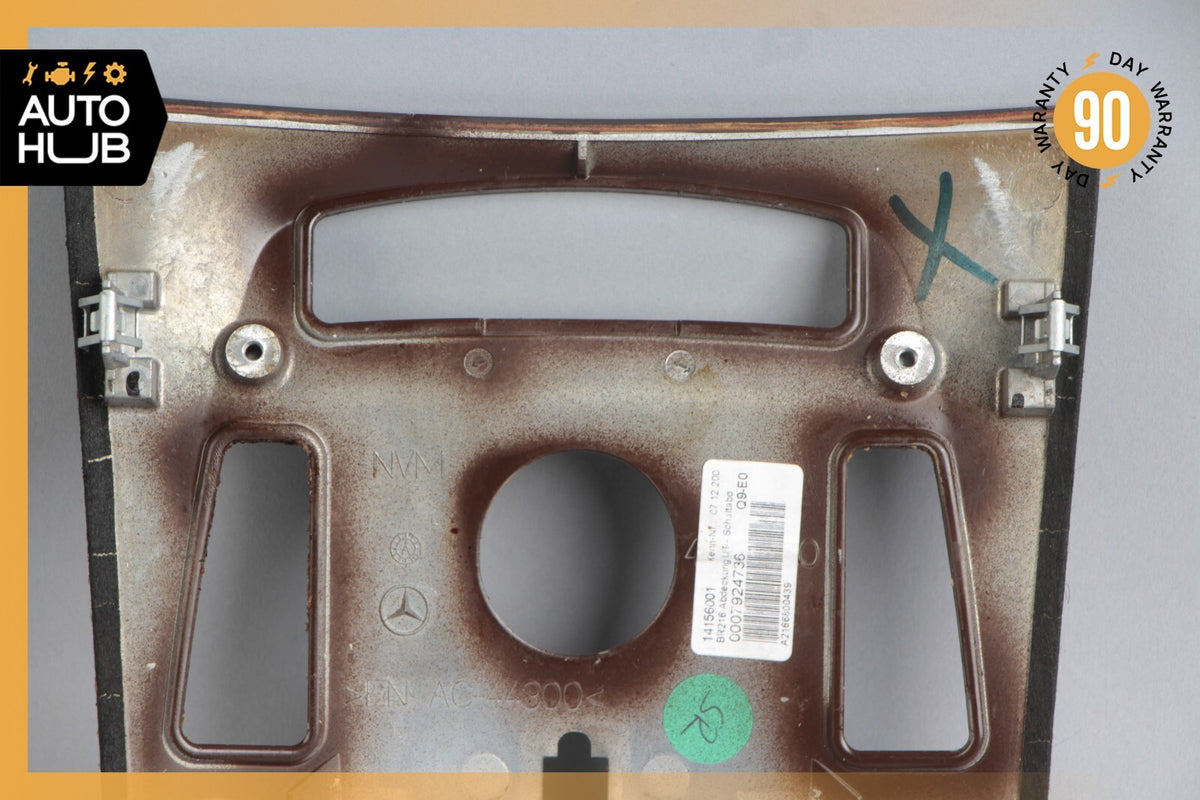 07-14 Mercedes W216 CL550 CL63 AMG Center Console Multi Function Switch Trim OEM - photo 10