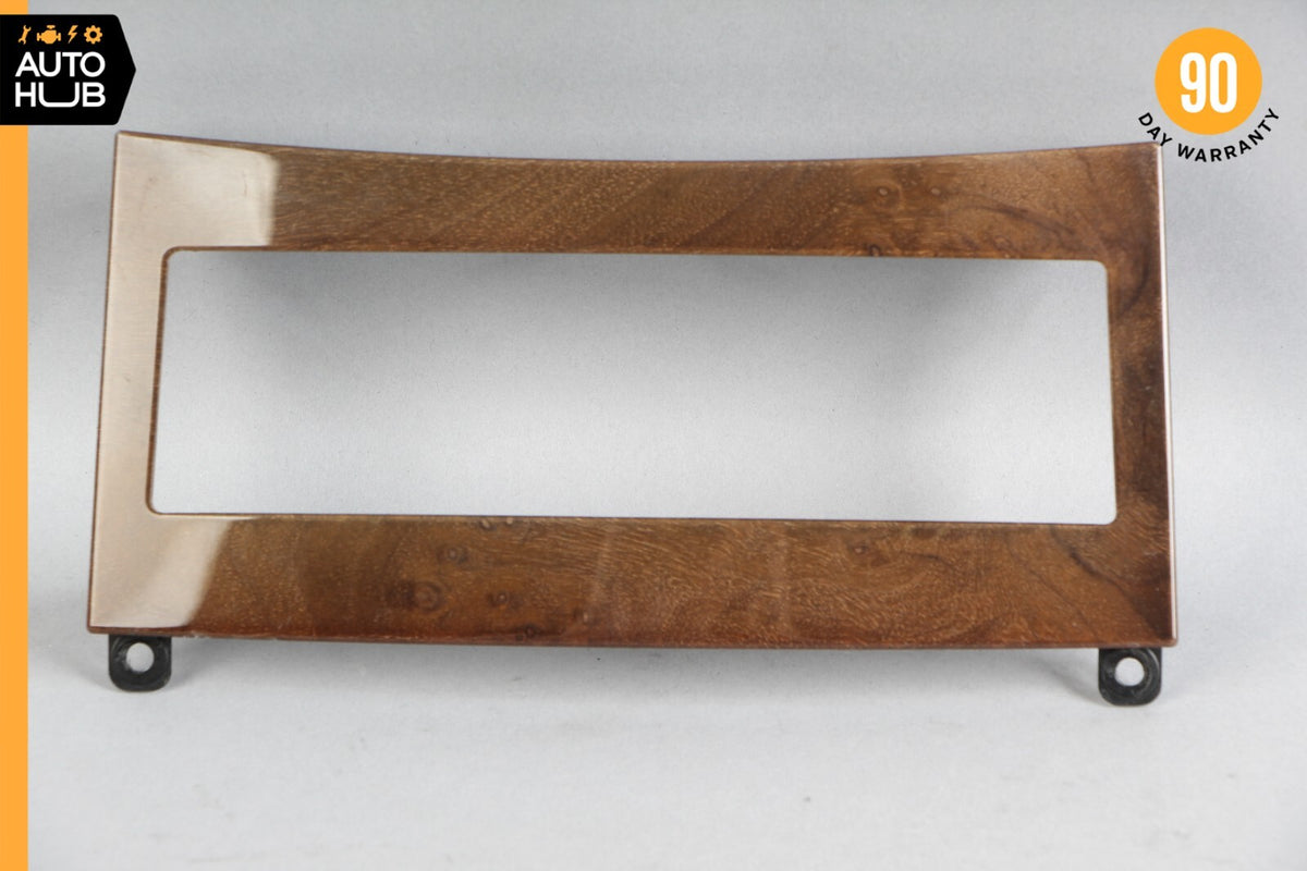 10-13 Mercedes W212 E350 E550 AC A/C Climate Control Switch Trim Bezel Wood OEM - photo 1