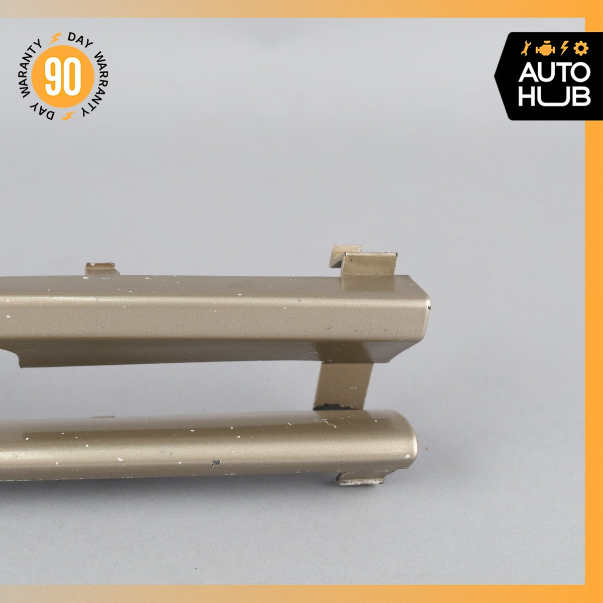 96-99 Mercedes W140 CL600 S500 Coupe Front Bumper Right Tow Hook Hitch Cover OEM - photo 4