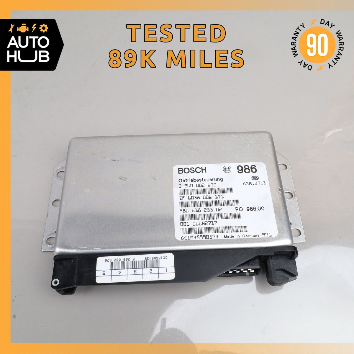 Porsche Boxster 986 2.7L Automatic Transmission Control Unit TCU TCM OEM 89k - photo 1