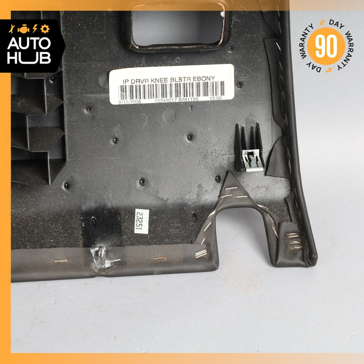 04-09 Cadillac XLR Dashboard Dash Left Side Lower Knee Trim Panel Black OEM - photo 13