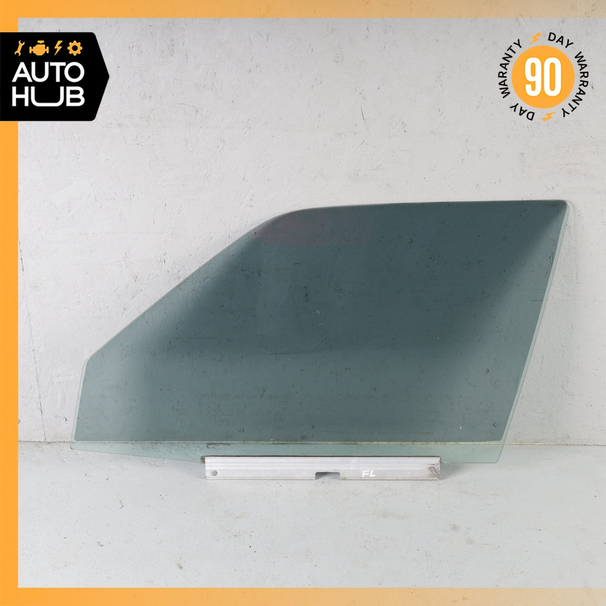 90-93 Mercedes 300E Front Left Driver Side Door Window Glass OEM - photo 1