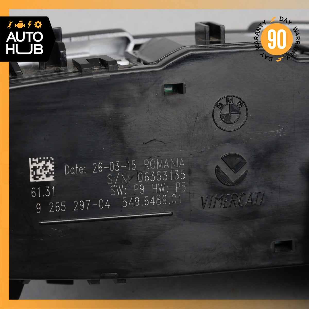 12-18 BMW F30 320i 328i 335i Headlight Lamp Switch Control Module OEM - photo 8