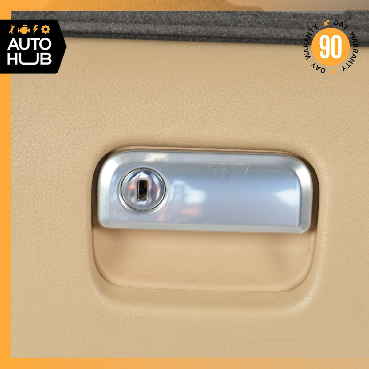 11-18 Porsche Cayenne 958 Dashboard Glove Box Compartment Beige OEM - photo 8