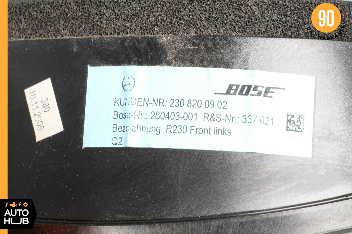 03-08 Mercede R230 SL500 SL55 AMG Door Audio Speaker Bose Left Driver Side OEM - photo 11