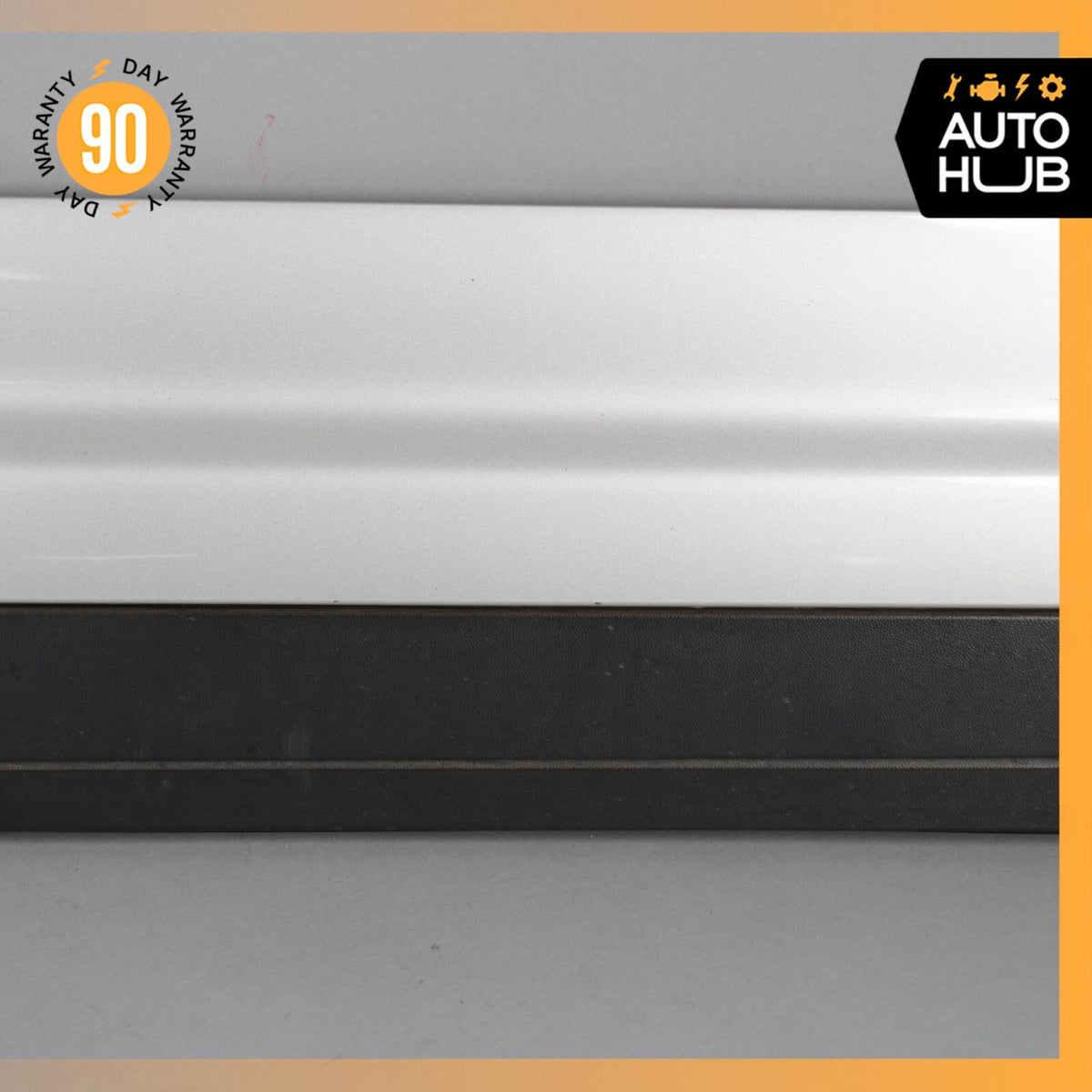11-18 Porsche Cayenne 958 Front Right Side Lower Door Molding Silver OEM - photo 4