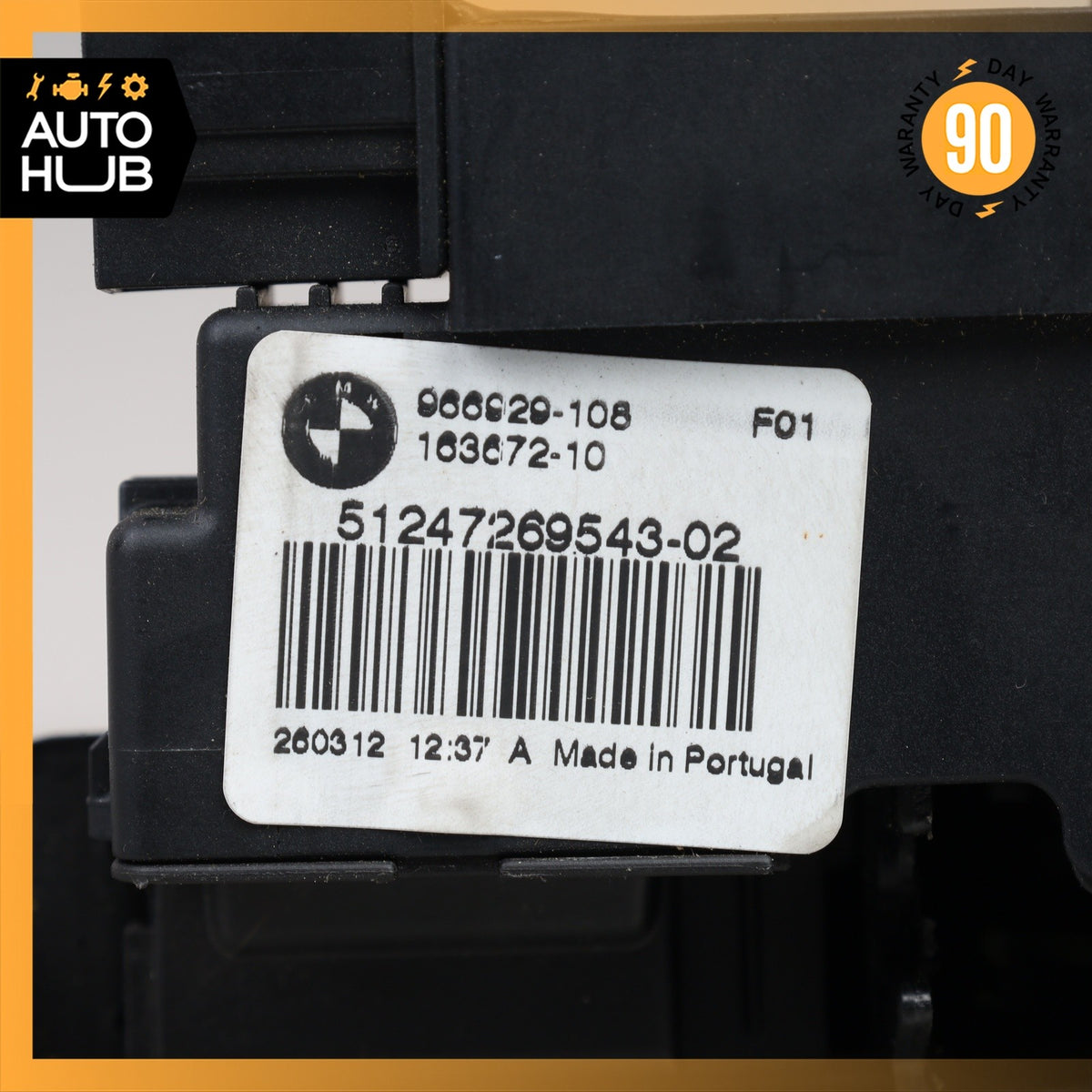 BMW F10 ActiveHybrid 5 Trunk Boot Lock Latch Actuator w/ Cable 7269543 OEM - photo 10