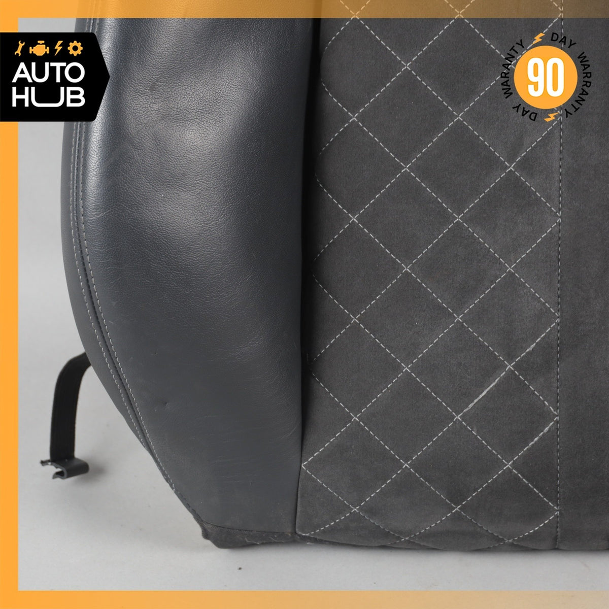 18-24 Audi B9 S5 A5 Sport Front Left Top Upper Seat Cushion Suede Black OEM - photo 7