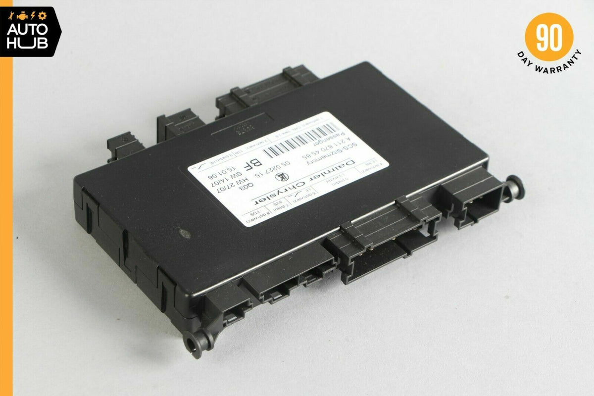03-12 Mercedes R171 SLK350 CLS550 E550 Seat Control Module Right 2118704585 - photo 3