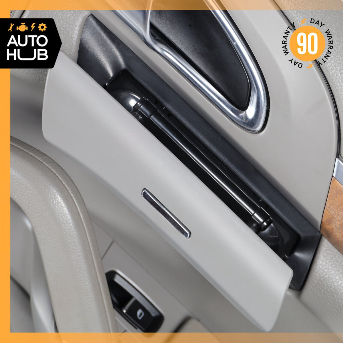 11-18 Porsche Cayenne 958 S Rear Right Side Interior Door Panel Gray OEM - photo 12