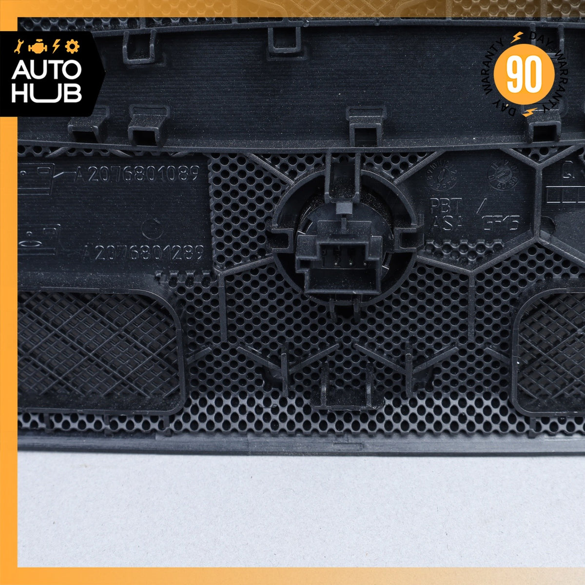 10-17 Mercedes W207 E350 E550  Dashboard Dash Grille Speaker Cover Black OEM - photo 11