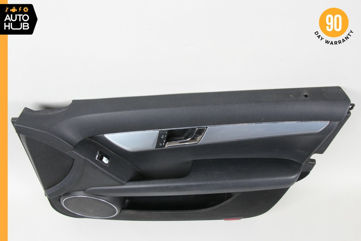 08-14 Mercedes W204 C300 C350 Front Right Side Interior Door Panel Black OEM - photo 8