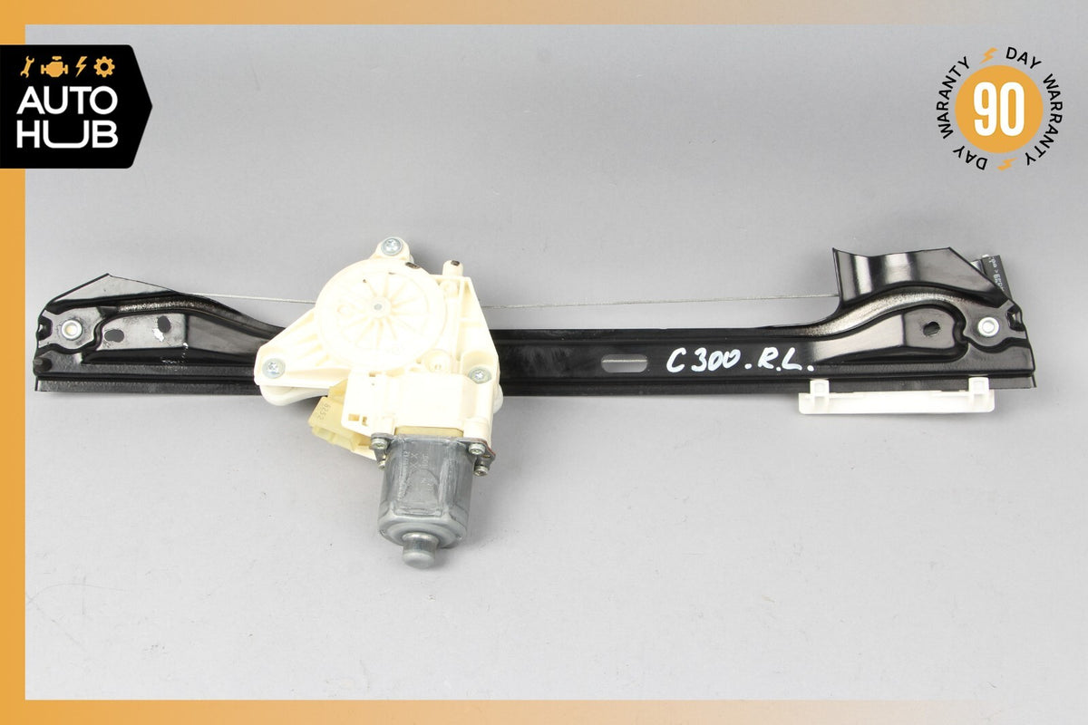 08-14 Mercedes W204 C300 C250 C350 Rear Left Driver Door Window Regulator OEM - photo 1