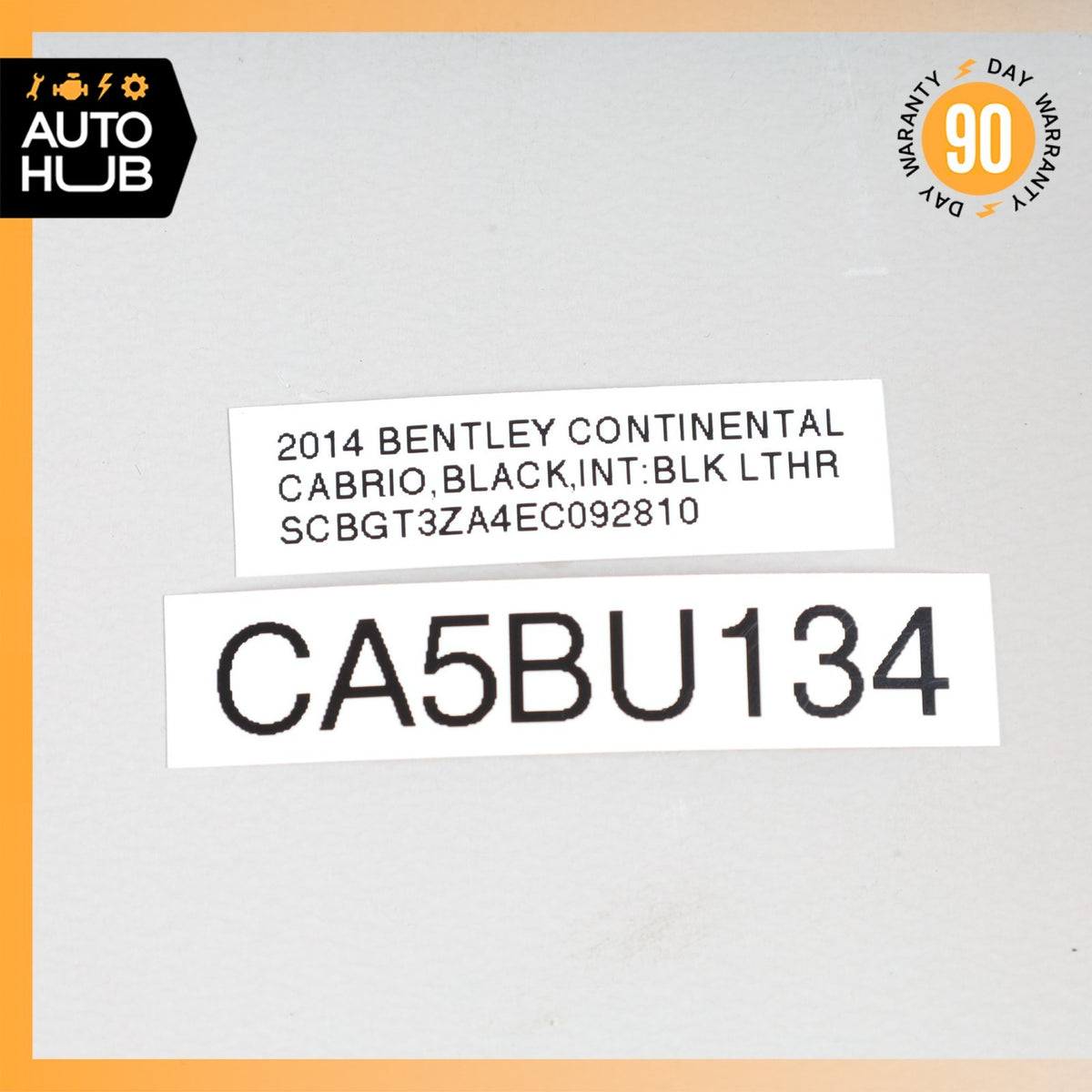 Bentley Continental GTC Front Left Driver Inside Seat Cover Trim OEM - photo 7