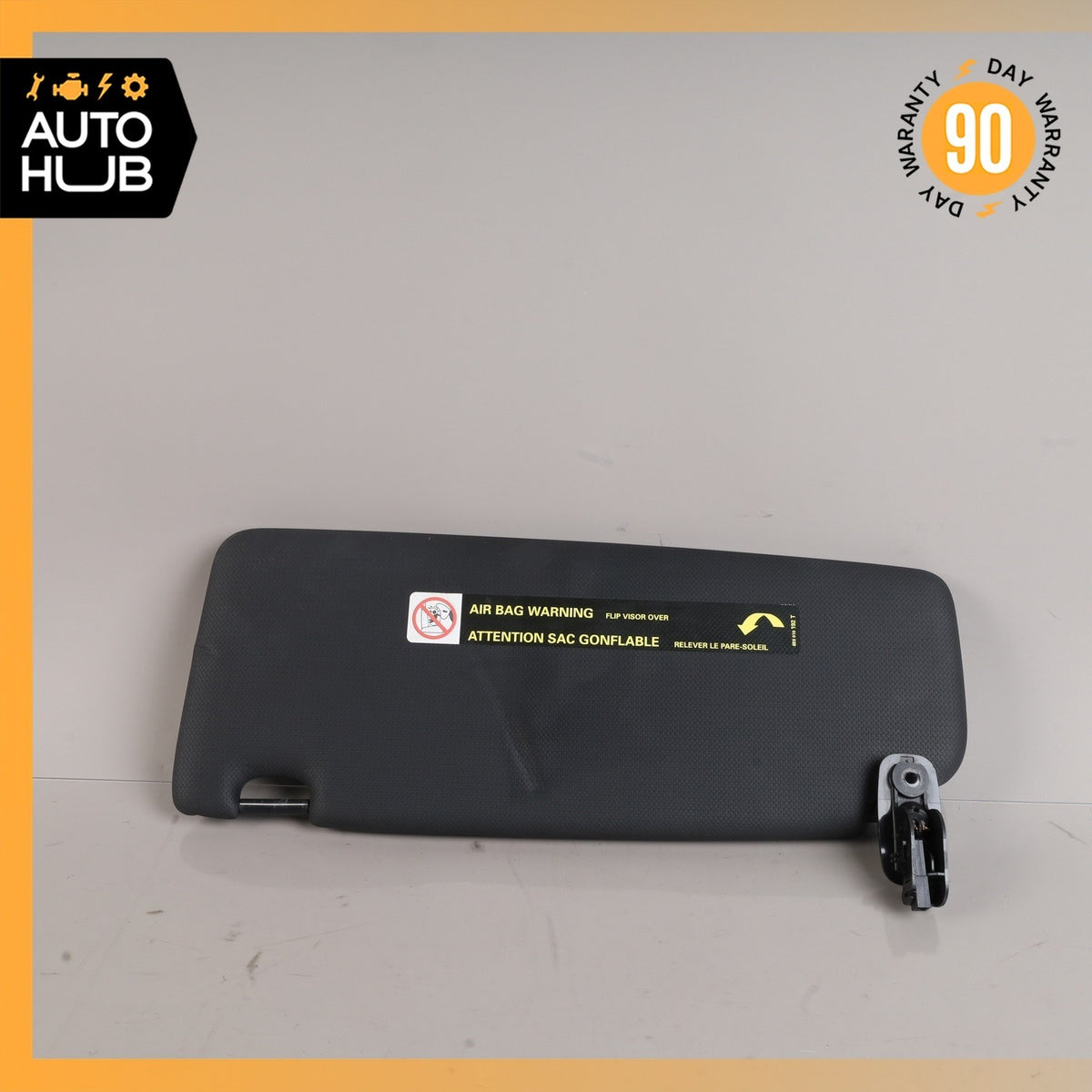 Audi 8J TT Coupe Right Passenger Side Sunvisor Sun Visor Black OEM - photo 2