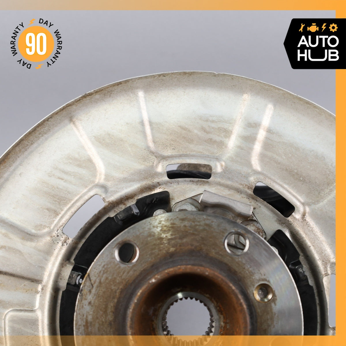 14-18 BMW F15 X5 Rear Right Passenger Spindle Knuckle Hub w/ Shield OEM - photo 4