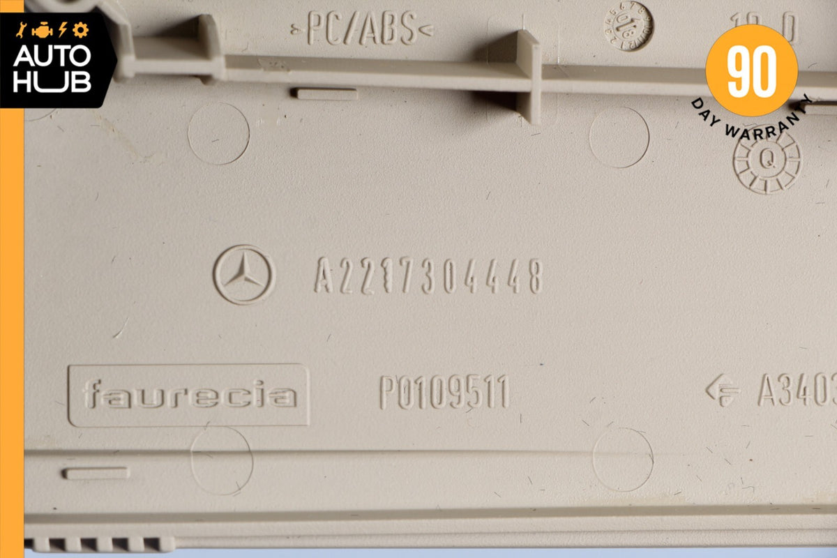 10-13 Mercedes W221 S550 S400 Rear Right Side Interior Door Handle Beige OEM - photo 9
