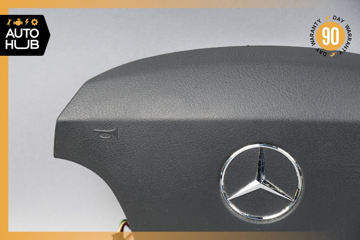 00-06 Mercedes W220 S500 CL500 S55 AMG Steering Wheel Air Bag Airbag Black OEM - photo 2
