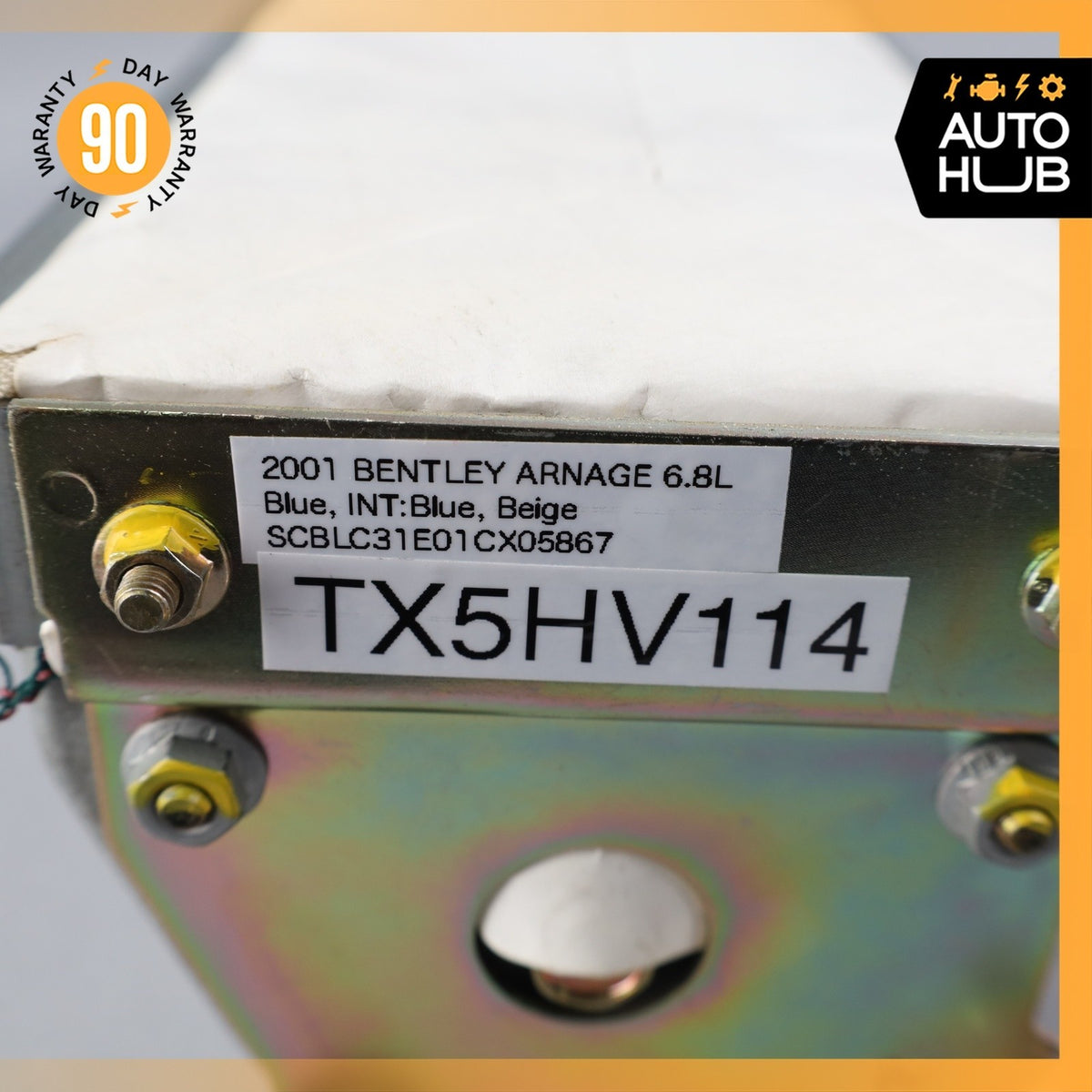 99-02 Bentley Arnage / RR Seraph Right Side Dashboard Dash Airbag Air Bag OEM - photo 14