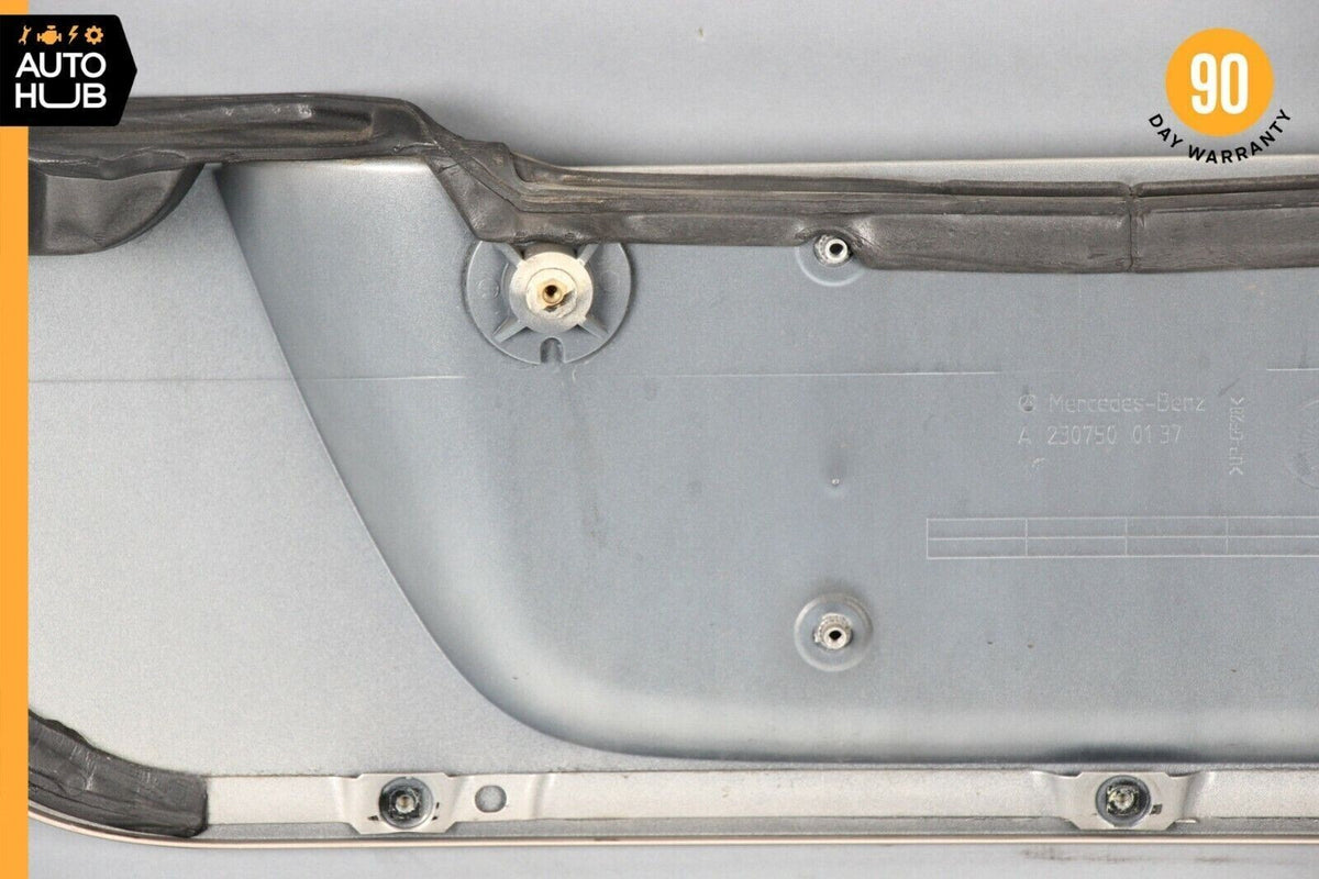03-12 Mercedes R230 SL500 SL550 SL55 AMG Trunk Lid License Plate Holder OEM - photo 8